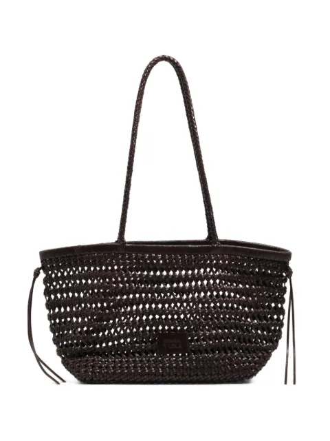 BIMBA Y LOLA woven plait shoulder bag Brown 261BBFJ7T10602