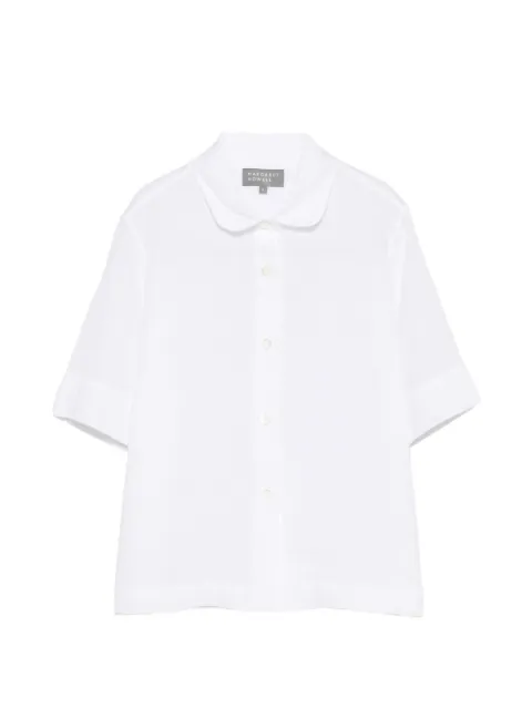 Margaret Howell short-sleeve shirt White WOSH0556S26ACK