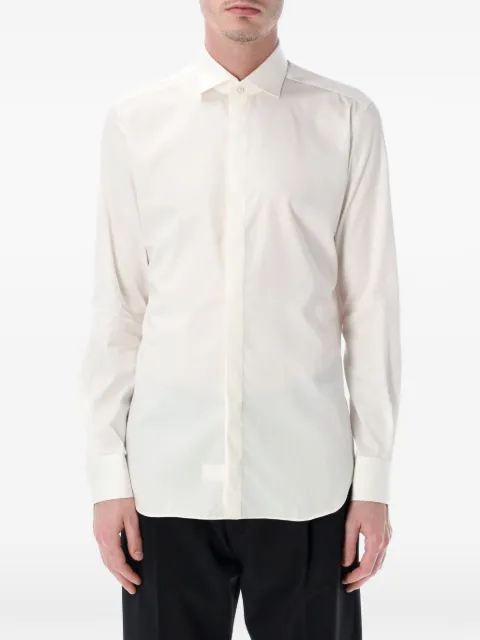 Xacus Tailor button-up plain shirt Neutrals 538ML11231029