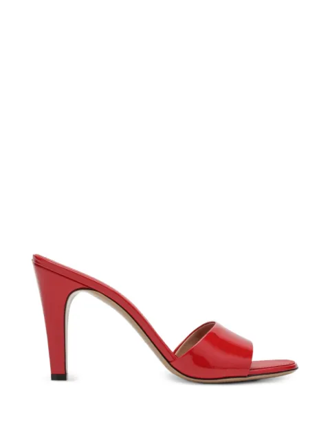 Ferragamo stripe detail sandals Red 07903951CLE