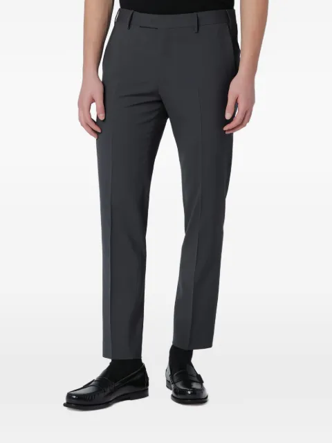 PT Torino logo-detail trousers Grey COAFX0Z00FWDMA27