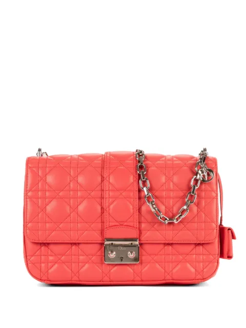 Christian Dior Pre-Owned medium Miss Dior quilted chain shoulder bag Pink 18MA1112