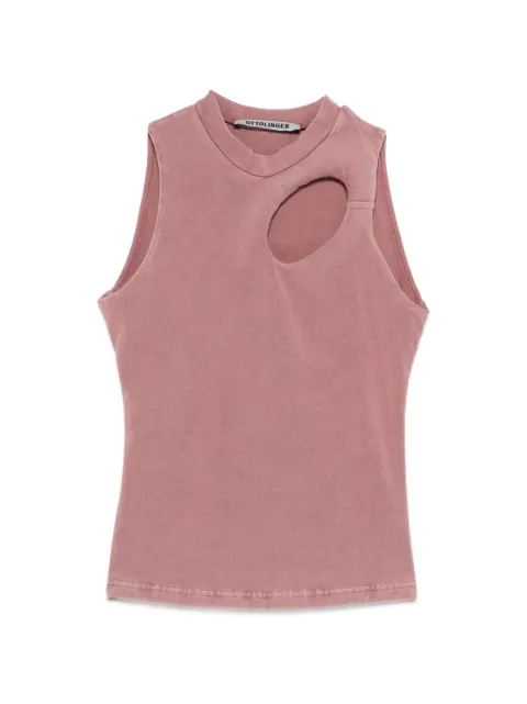 Ottolinger Donut Exo cut-out tank top Pink 11510830301