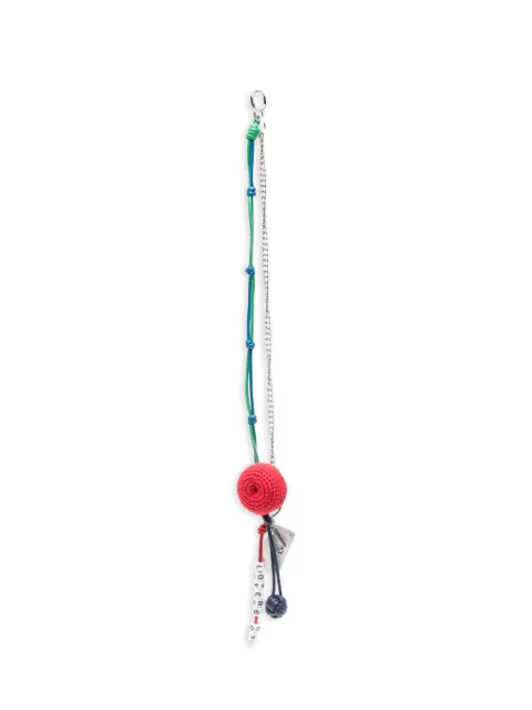 Charles Jeffrey Loverboy crochet bag charm Red 062140501