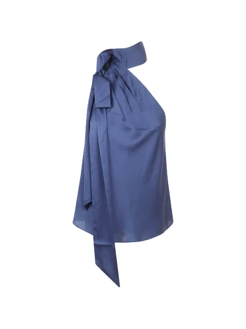 Lauren Ralph Lauren Charmeuse tie neck blouse Blue 200P14121001