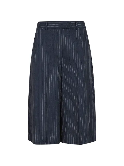 Lardini pinstripe shorts Blue P6LENIPAD66801