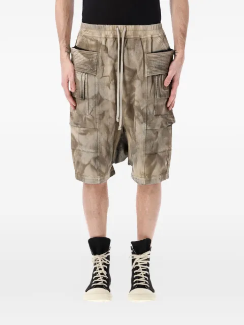 Rick Owens DRKSHDW Creatch cargo shorts Neutrals DU01F4382DST