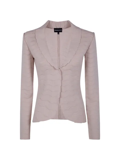 Emporio Armani dawn wave pattern jacket Neutrals EW002984AF22468