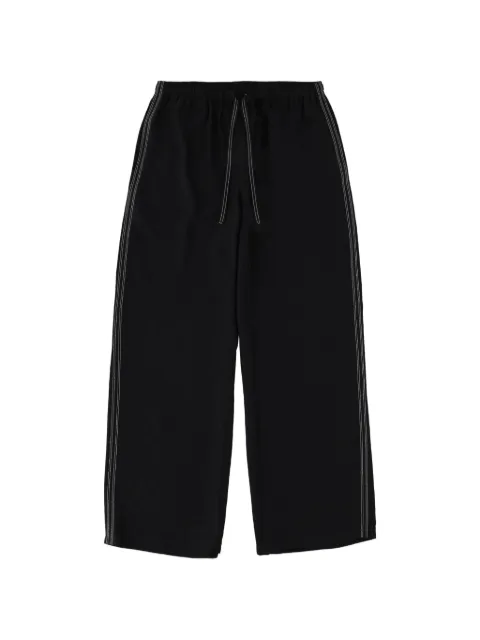 Filippa K drawstring piped trousers Black 320921433