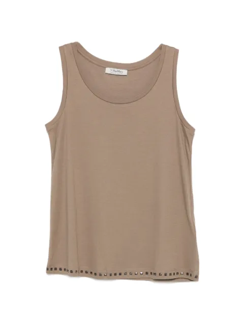 'S Max Mara stud-embellished tank top Brown 2619941023600