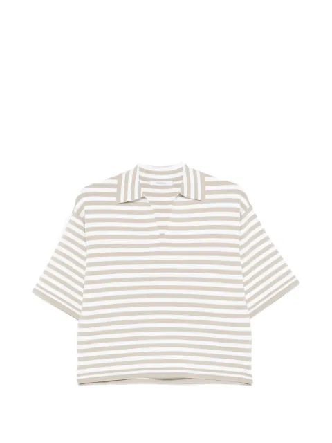 Max Mara striped V-neck T-shirt Neutrals 2611361039600