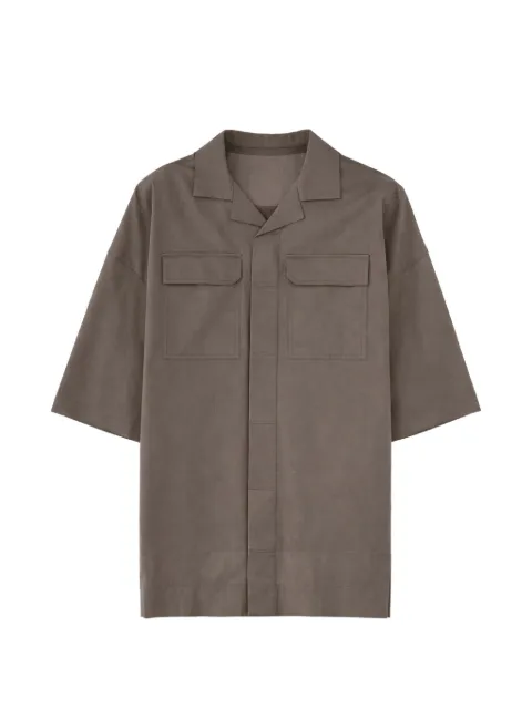 Rick Owens pocket button shirt Brown RU01F2298CV