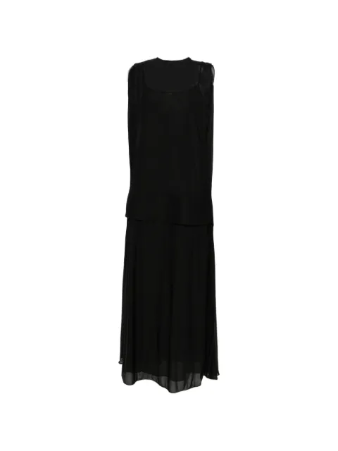 Sportmax sleeveless midi dress Black 2612631013600