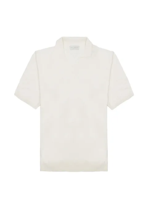 LUIGI GENTILE fine-knit short-sleeve T-shirt Neutrals LG1356