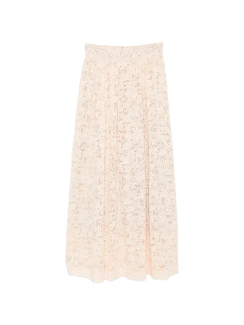 ZIMMERMANN flower-lace maxi skirt Neutrals 8900SS26R