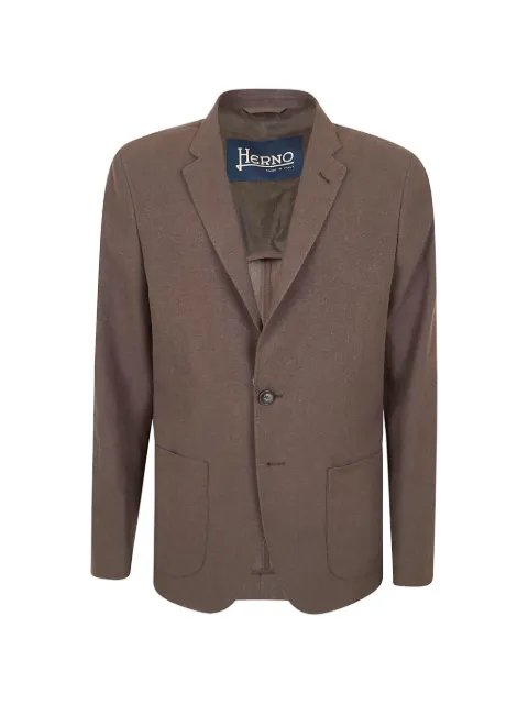 Herno single-breasted blazer Brown GA000207U17147