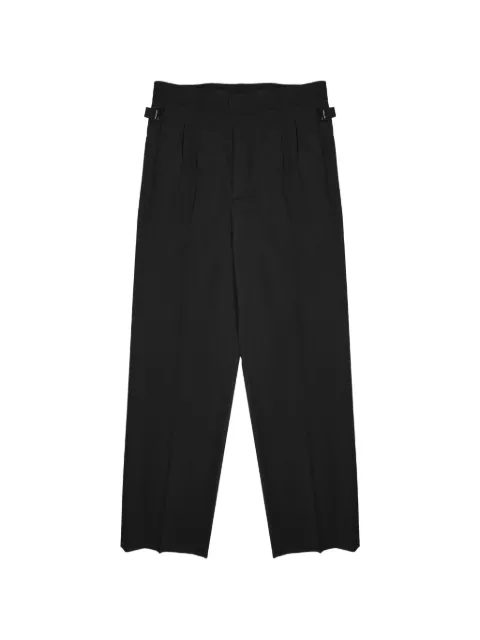BE ABLE pressed-crease side-adjuster tailored trousers Black MATNERO