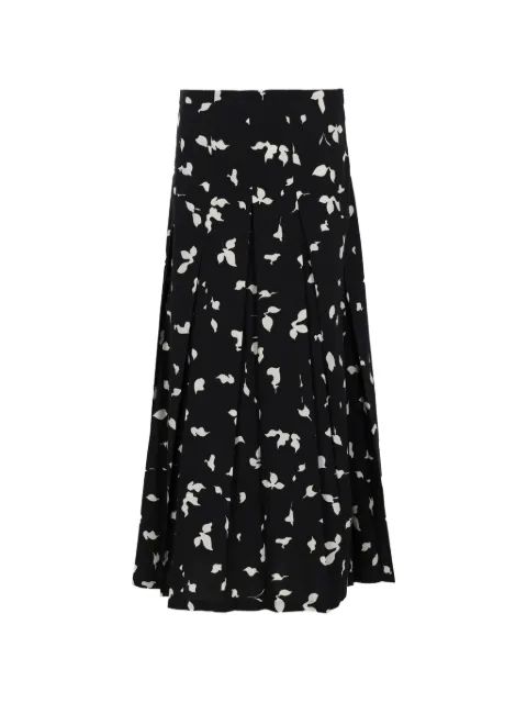 Alysi pleated floral skirt Black 116020P6012NE
