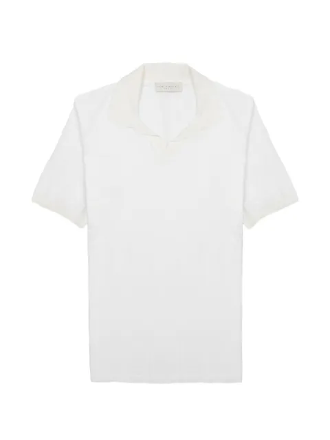 LUIGI GENTILE short-sleeve cotton T-shirt White LG1415