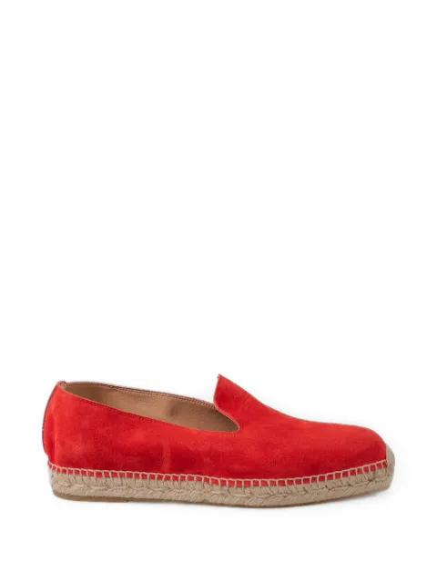 LES HÉRITIERS Futadera suede espadrilles Red FUTADERA