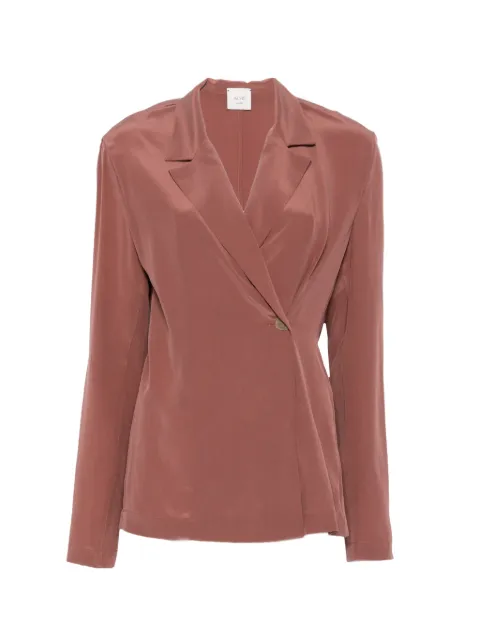 Alysi asymmetric blazer Brown 116828P6209