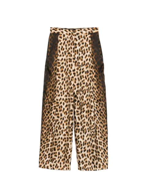 Sportmax leopard-print silk trousers Neutrals 2612131052600