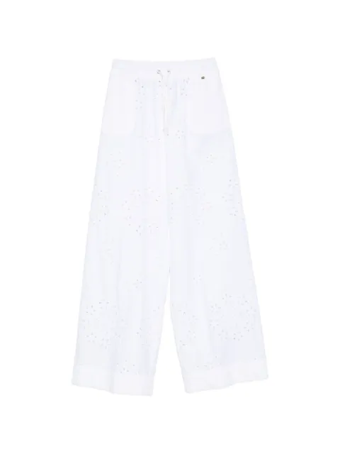 Herno drawstring-fastening trousers White PT000221D13322RIC