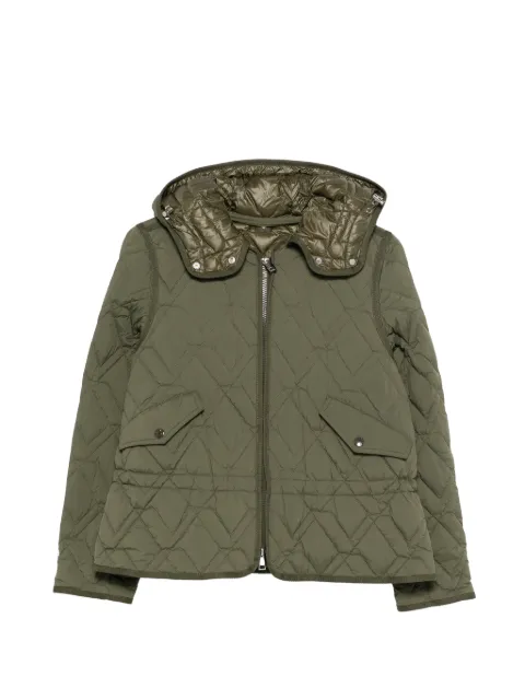 Moncler Lilas quilted hooded jacket Green L10931A000175988M