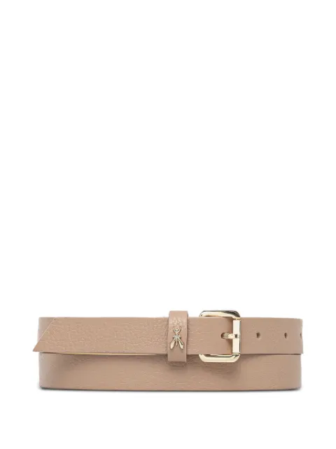 Patrizia Pepe grained leather belt Neutrals 8W0047L001