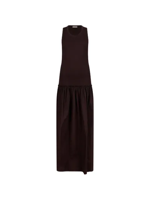 LIU JO long dress with cut-out Brown WA6466MS55N91109