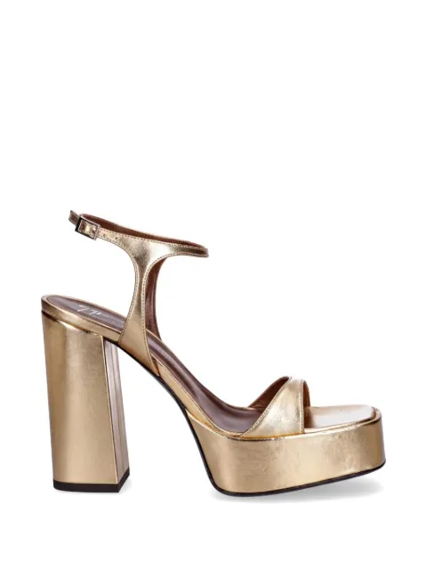 Giuseppe Zanotti Pat platform heeled sandals Gold E600013001
