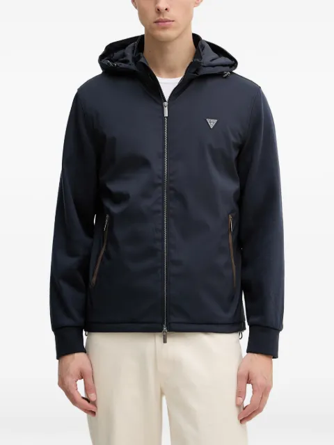 GUESS USA zip hooded jacket Blue M4YL27WEDJ0