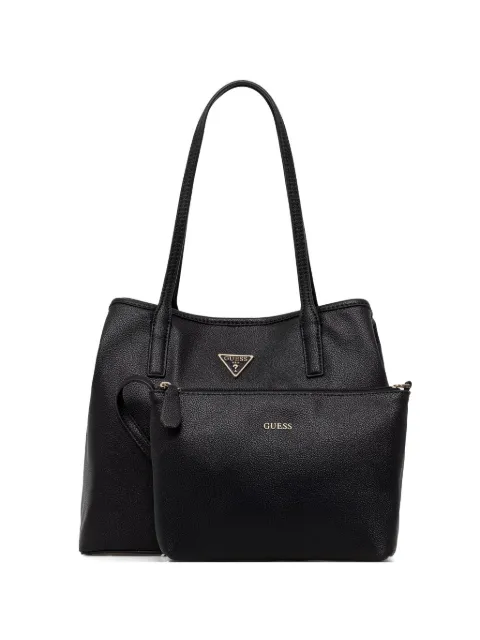 GUESS USA Victtoria logo-plaque tote bag Black HWEVG951428