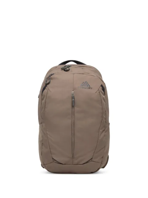 GREGORY Retna 25L logo-print zip-fastening backpack Brown RETNA25