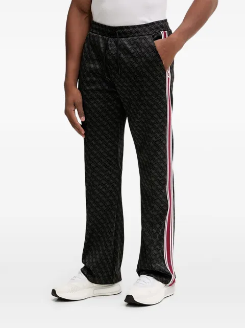 GUESS USA allover pattern striped trousers Black Z5BB07K2042
