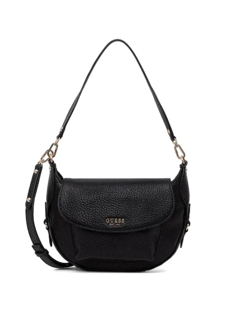 GUESS USA mini Marsha pebbled-texture shoulder bag Black HWBG9501190