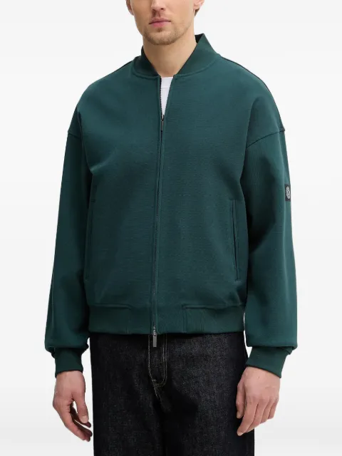 GUESS USA zip-up bomber jacket Green M6RQ14KD271