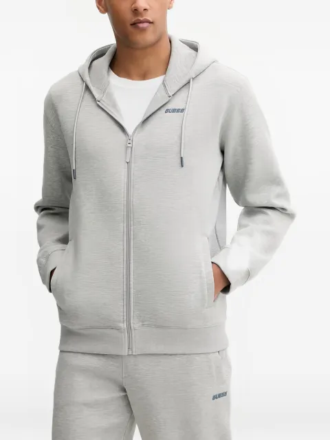 GUESS USA zip-up hoodie Grey Z6RQ22K1971