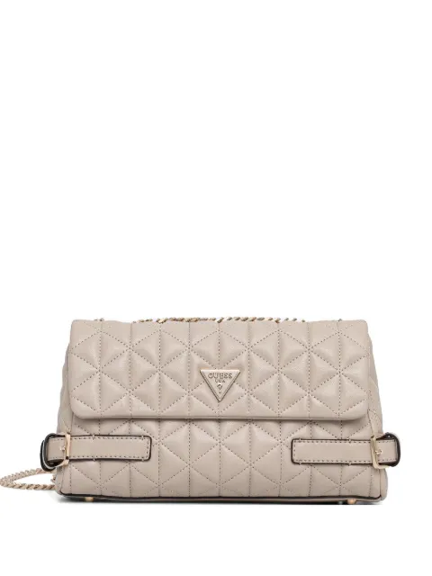 GUESS USA quilted chain tote bag Neutrals HWQG9883210LTA