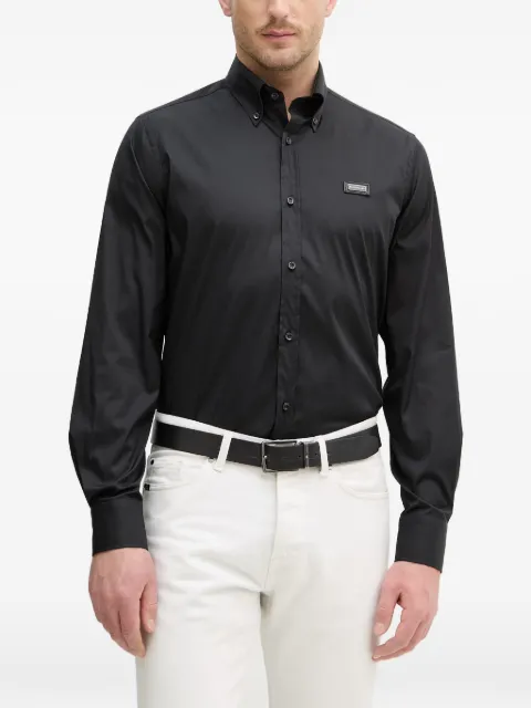 Paul & Shark logo-patch shirt Black 26413294