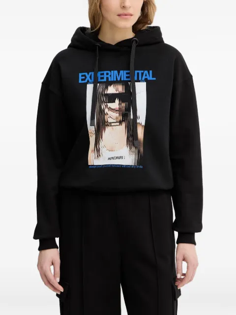 Patrizia Pepe graphic hoodie Black 8M1785J385