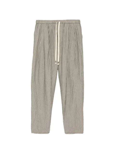 CALMLENCE striped trousers Grey PANTS047GS