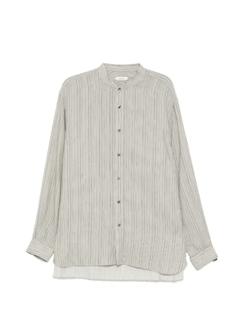CALMLENCE striped shirt Grey SHIRT033