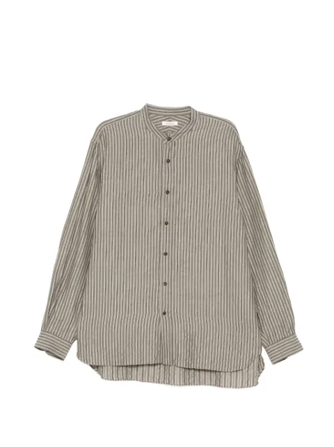 CALMLENCE striped shirt Grey SHIRT040GS
