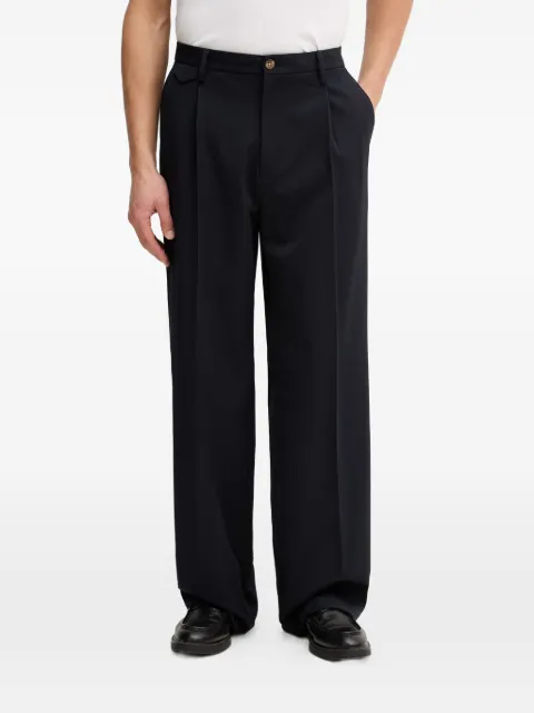 GUESS USA pleated wide-leg trousers Blue M6RB65WI492