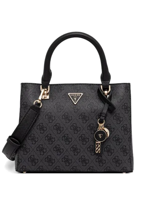 GUESS USA Noelle 4G monogram charm tote bag Black HWBG9672050