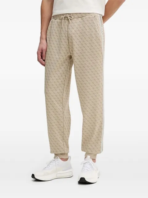 GUESS USA monogram-pattern track pants Neutrals Z5BB19K2042
