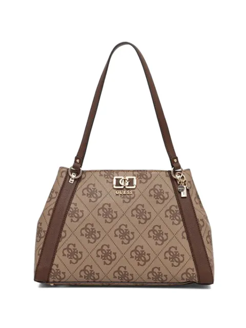 GUESS USA logo charm tote bag Neutrals HWOS9901220