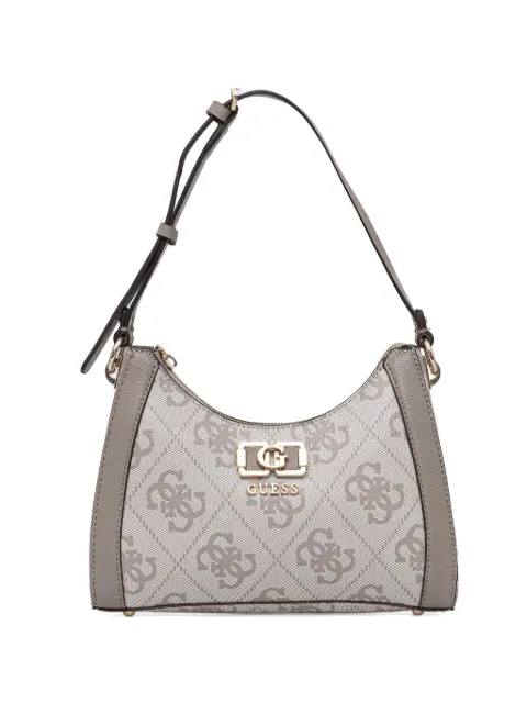 GUESS USA Karnilla monogram-pattern shoulder bag Grey HWOS9901180