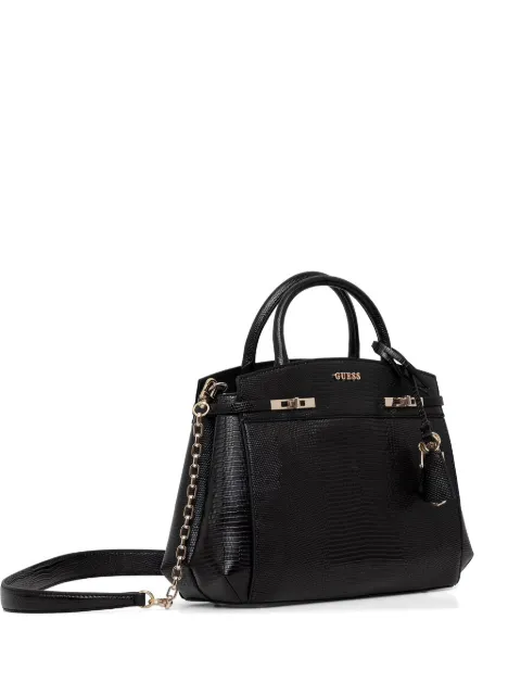 GUESS USA Melinda lizard-effect tote bag Black HWKL9933060